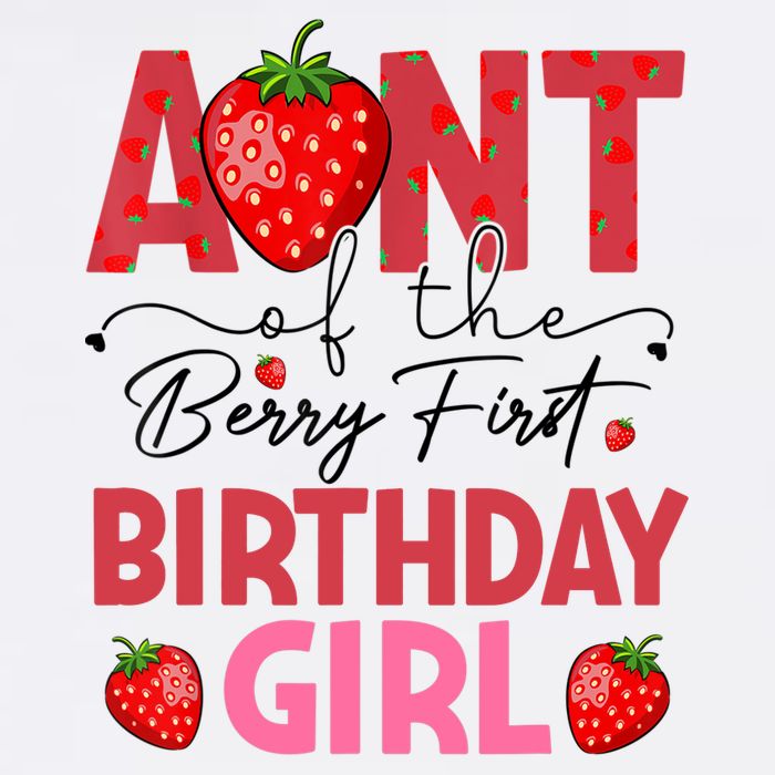 Aunt Of The Berry First Birthday Gifts Sweet Strawberry Baby Bodysuit