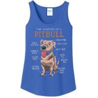 Anatomy Of The Pitbull Gift Pit Bull Bulldogs And Terriers Ladies Essential Tank