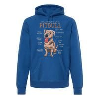 Anatomy Of The Pitbull Gift Pit Bull Bulldogs And Terriers Premium Hoodie