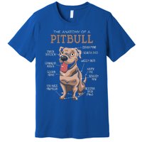 Anatomy Of The Pitbull Gift Pit Bull Bulldogs And Terriers Premium T-Shirt