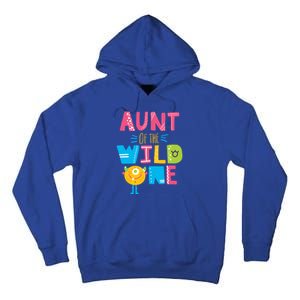 Aunt Of The Wild One Year Old First Birthday Meaningful Gift Tall Hoodie