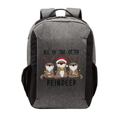 All of the Otter Reindeer Cute Christmas Animal Otter Pun Vector Backpack