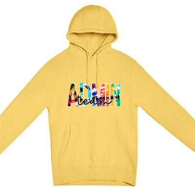 Admin Office Team Back To School Matching Group Squad Premium Pullover Hoodie