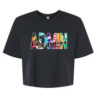 Admin Office Team Back To School Matching Group Squad Bella+Canvas Jersey Crop Tee