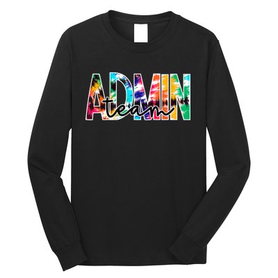 Admin Office Team Back To School Matching Group Squad Long Sleeve Shirt