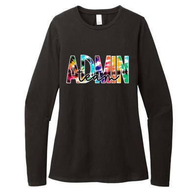 Admin Office Team Back To School Matching Group Squad Womens CVC Long Sleeve Shirt