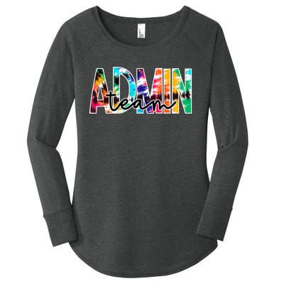 Admin Office Team Back To School Matching Group Squad Women's Perfect Tri Tunic Long Sleeve Shirt