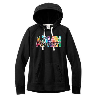 Admin Office Team Back To School Matching Group Squad Women's Fleece Hoodie