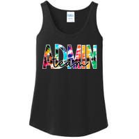 Admin Office Team Back To School Matching Group Squad Ladies Essential Tank