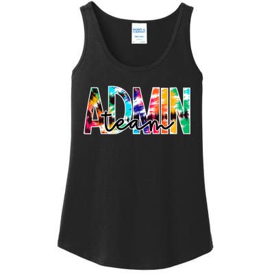 Admin Office Team Back To School Matching Group Squad Ladies Essential Tank