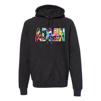 Admin Office Team Back To School Matching Group Squad Premium Hoodie