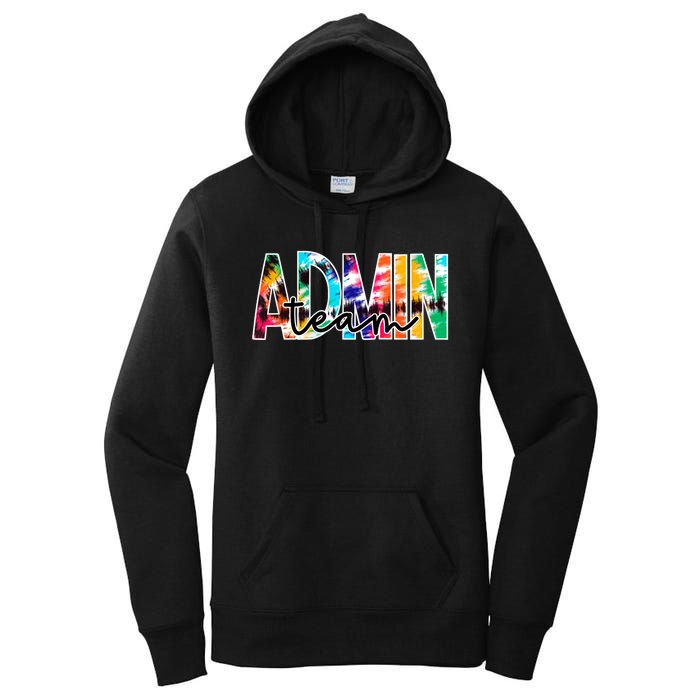 Admin Office Team Back To School Matching Group Squad Women's Pullover Hoodie