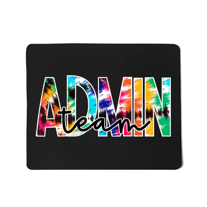 Admin Office Team Back To School Matching Group Squad Mousepad