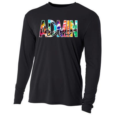 Admin Office Team Back To School Matching Group Squad Cooling Performance Long Sleeve Crew