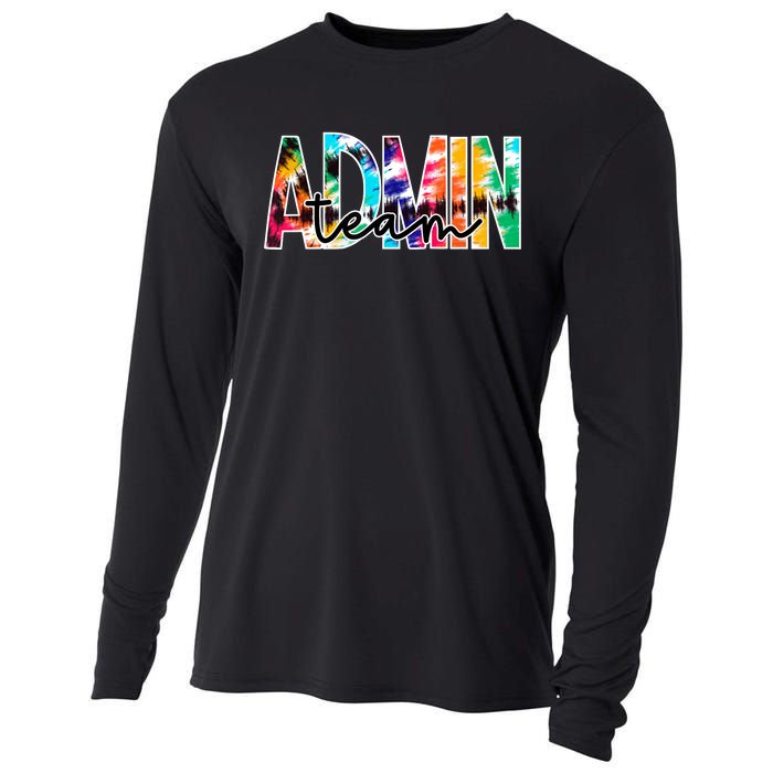 Admin Office Team Back To School Matching Group Squad Cooling Performance Long Sleeve Crew