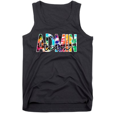 Admin Office Team Back To School Matching Group Squad Tank Top