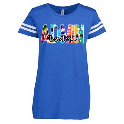 Admin Office Team Back To School Matching Group Squad Enza Ladies Jersey Football T-Shirt