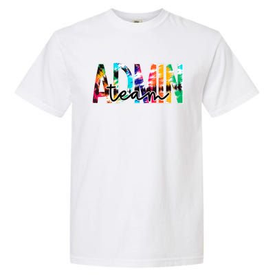 Admin Office Team Back To School Matching Group Squad Garment-Dyed Heavyweight T-Shirt