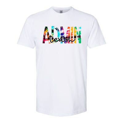 Admin Office Team Back To School Matching Group Squad Softstyle CVC T-Shirt