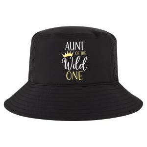 Aunt Of The Wild One First Birthday Matching Family Funny Gift Cool Comfort Performance Bucket Hat