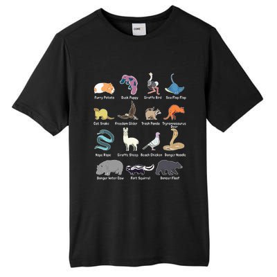 Animals Of The World Rare Exotic Animals Funny Memes Gift Tall Fusion ChromaSoft Performance T-Shirt