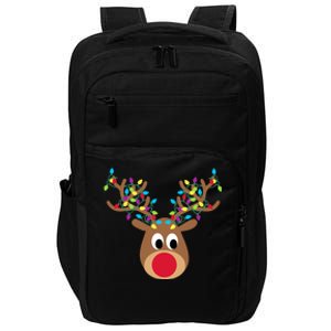 All Of The Otter Reindeer Adorable Christmas Pajama Costume Impact Tech Backpack