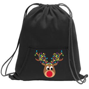 All Of The Otter Reindeer Adorable Christmas Pajama Costume Sweatshirt Cinch Pack Bag