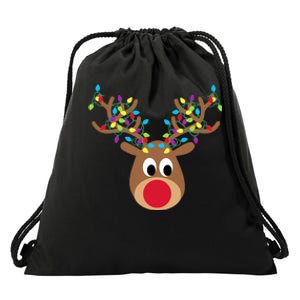 All Of The Otter Reindeer Adorable Christmas Pajama Costume Drawstring Bag