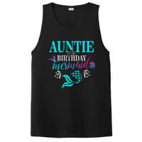 Auntie Of The Birthday Mermaid Matching Family PosiCharge Competitor Tank