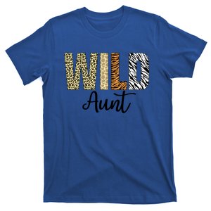 Aunt Of The Wild One Zoo Birthday Safari Jungle Animal Gift T-Shirt