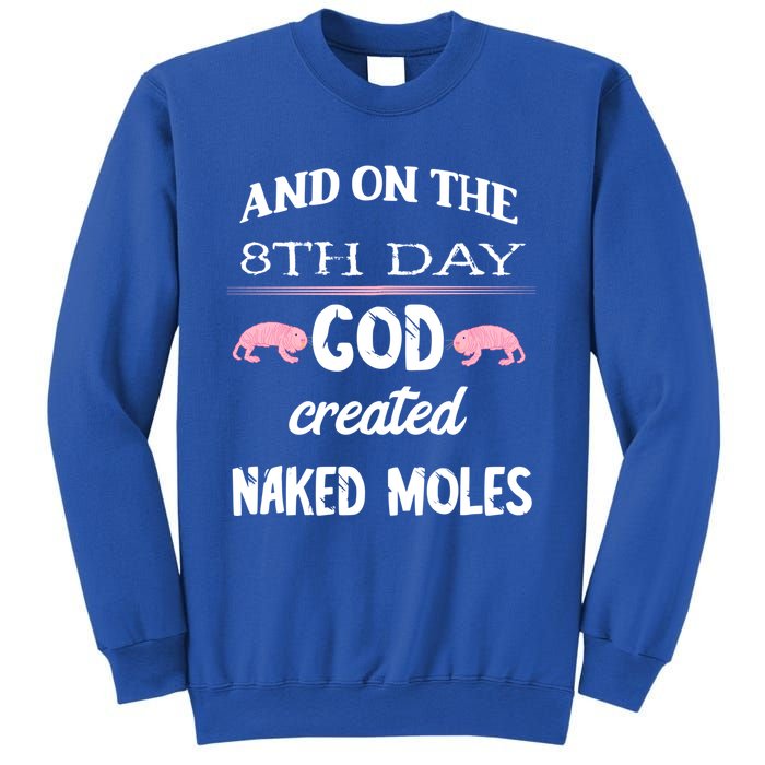 And On The 8th Day God Created Naked Moles Rodent Rat Gift Sweatshirt