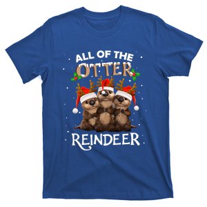 All Of The Otter Reindeer Christmas Funny Cute Gift T-Shirt