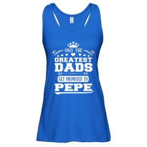 Awesome Only The Greatest Dads Get Promoted To Pepe Gift Ladies Essential Flowy Tank