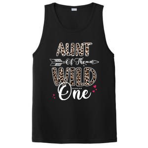 Aunt Of The Wild One Zoo Themed Leopard 1st Birthday Party Great Gift PosiCharge Competitor Tank