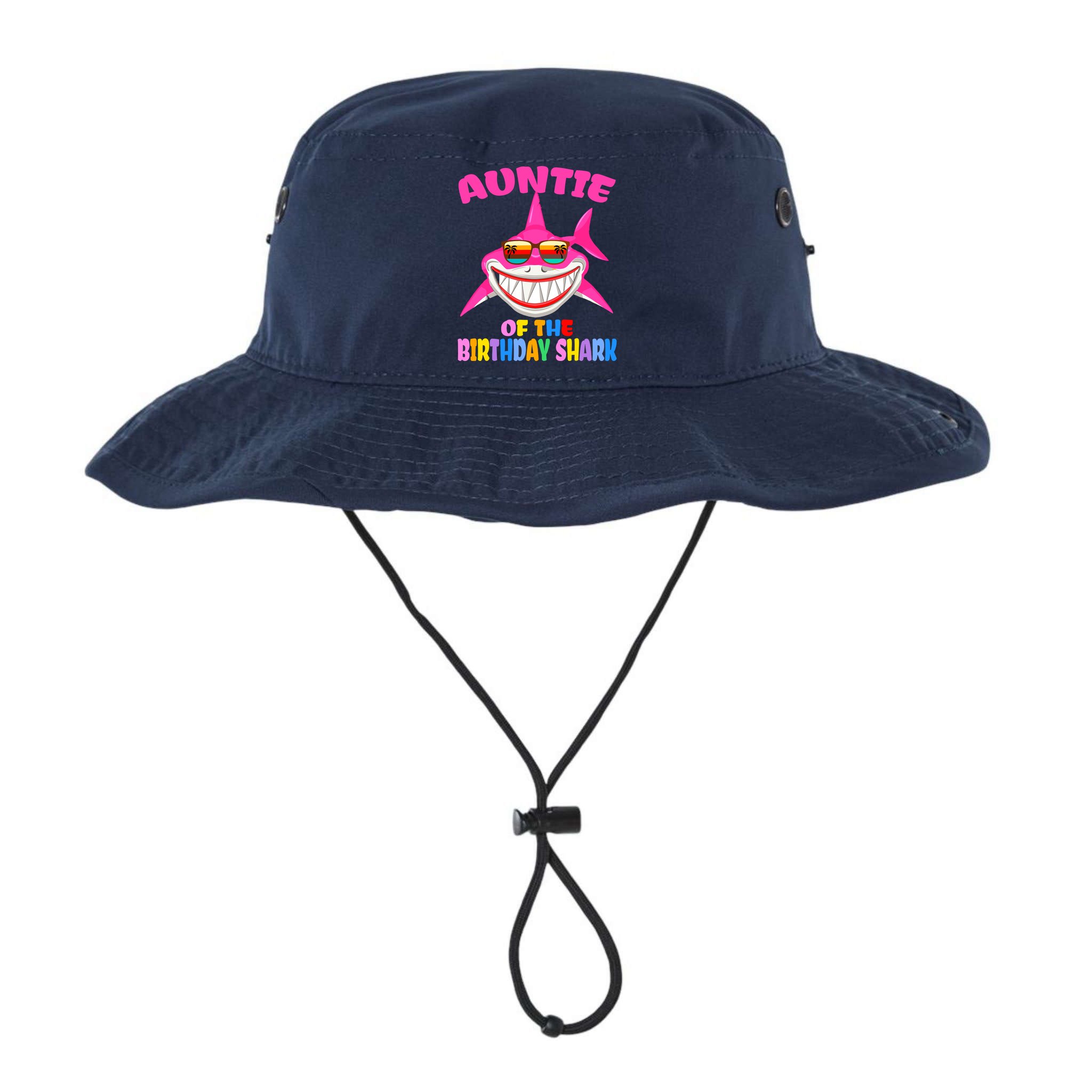 Auntie Of The Baby Birthday Shark Auntie Shark Halloween Day Bucket Hat