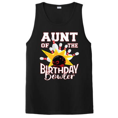 Aunt Of The Birthday Bowler Bowling Party PosiCharge Competitor Tank