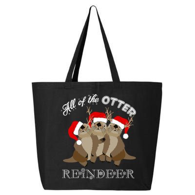 All Of The Otter Reindeer Funny Other Christmas Beaver 25L Jumbo Tote