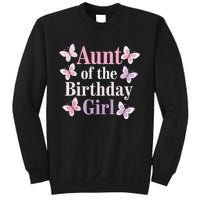 Aunt Of The Birthday Butterfly Party Matching Family Sweatshirt