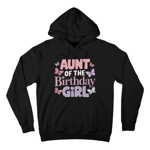 Aunt Of The Birthday Butterfly Party Matching Family Hoodie