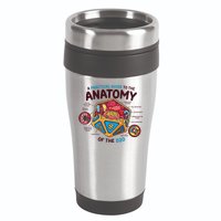 Anatomy Of The D20 Polyhedral 20 Sided Dice Funny RPG 16oz Travel Tumbler