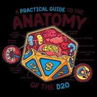 Anatomy Of The D20 Polyhedral 20 Sided Dice Funny RPG 16oz Travel Tumbler