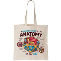 Anatomy Of The D20 Polyhedral 20 Sided Dice Funny RPG Bag