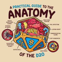 Anatomy Of The D20 Polyhedral 20 Sided Dice Funny RPG Bag