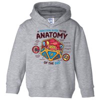 Anatomy Of The D20 Polyhedral 20 Sided Dice Funny RPG Toddler Hoodie