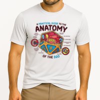 Anatomy Of The D20 Polyhedral 20 Sided Dice Funny RPG Performance Shirt