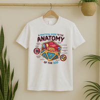 Anatomy Of The D20 Polyhedral 20 Sided Dice Funny RPG T-Shirt