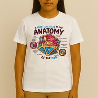 Anatomy Of The D20 Polyhedral 20 Sided Dice Funny RPG T-Shirt