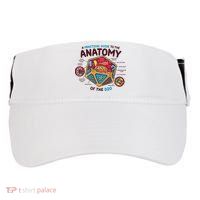 Anatomy Of The D20 Polyhedral 20 Sided Dice Funny RPG Adult Drive Performance Visor