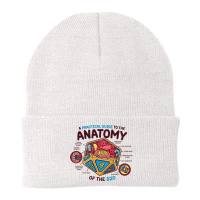 Anatomy Of The D20 Polyhedral 20 Sided Dice Funny RPG Beanie