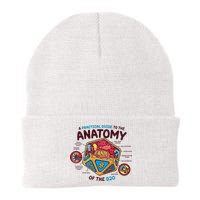Anatomy Of The D20 Polyhedral 20 Sided Dice Funny RPG Beanie